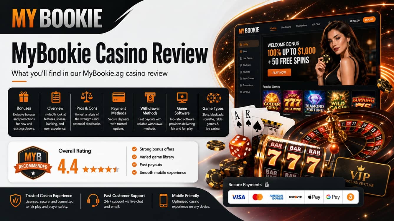 Mybookie Casino Überblick